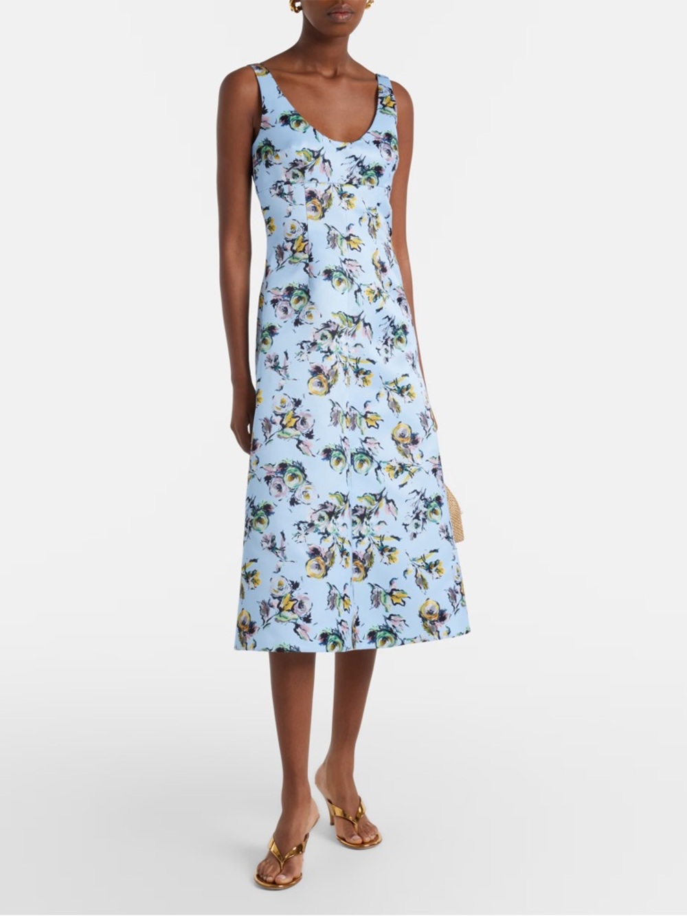 Emilia Wickstead Abella Floral Fit And Flare Dress NWT Sz 4 US 8 UK